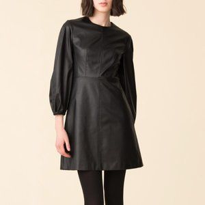 Tibi Structured Faux Leather Dress - NWOT